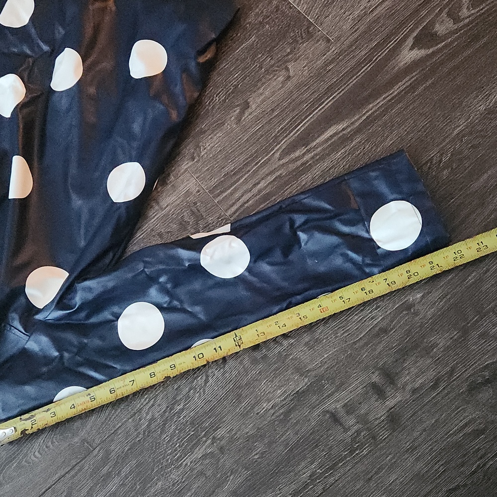 Joe Fresh Blue and White Polka Dot Raincoat - KIDS Large 10/12 JACKET - Picture 14 of 14